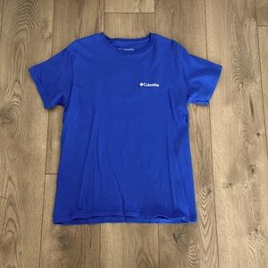 Mens Sportswear Columbia T-Shirt Size Mens Medium Color Blue Used